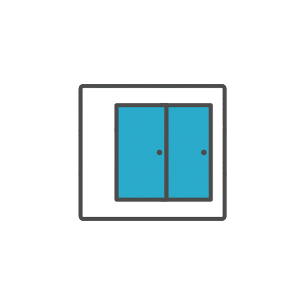 porte placard coulissante picto