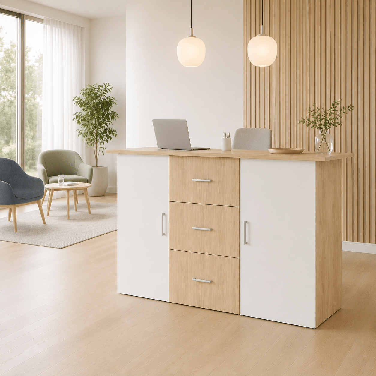 Banque d'accueil sur mesure – Image 2